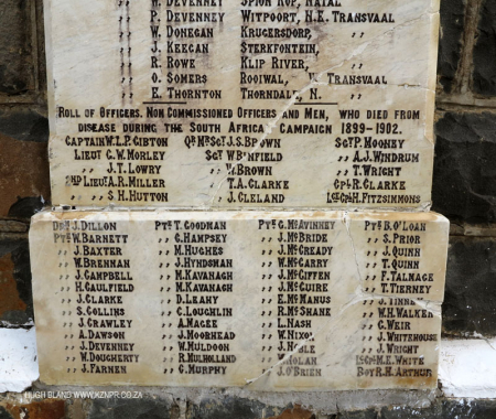 Colenso - Inniskilling Hill  - Inniskilling Fusiliers Monument  (1)