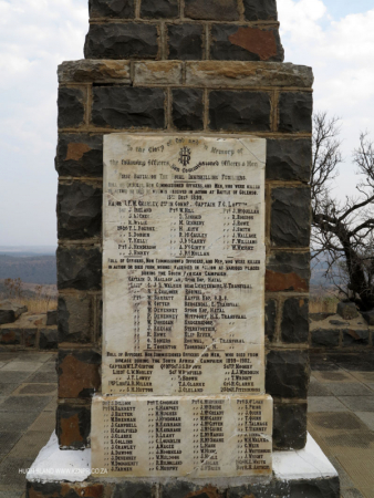 Colenso - Inniskilling Hill  - Inniskilling Fusiliers Monument  (4)